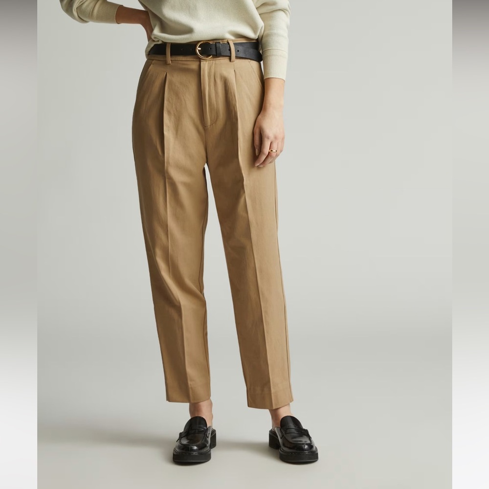 Everlane TENCEL way-high taper dress pants size 10 New without tag
